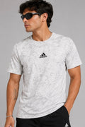 Playera Adidas Training Badge of Sport Graphic - White Texture