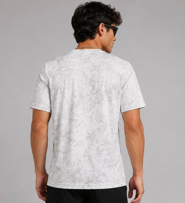 Playera Adidas Training Badge of Sport Graphic - White Texture