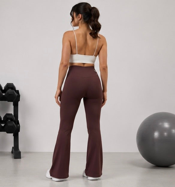 Pantalón Gymshark Everyday Flare Leggings - Core Brown