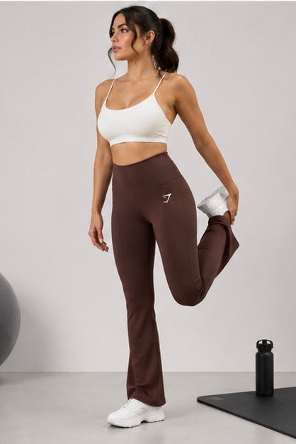 Pantalón Gymshark Everyday Flare Leggings - Core Brown