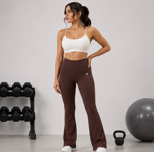 Pantalón Gymshark Everyday Flare Leggings - Core Brown