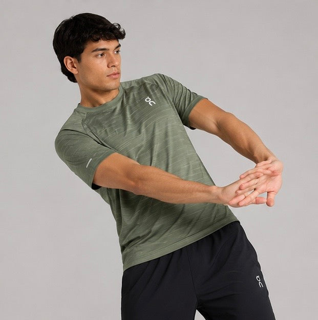 Playera On Performance-T - Olive Heather