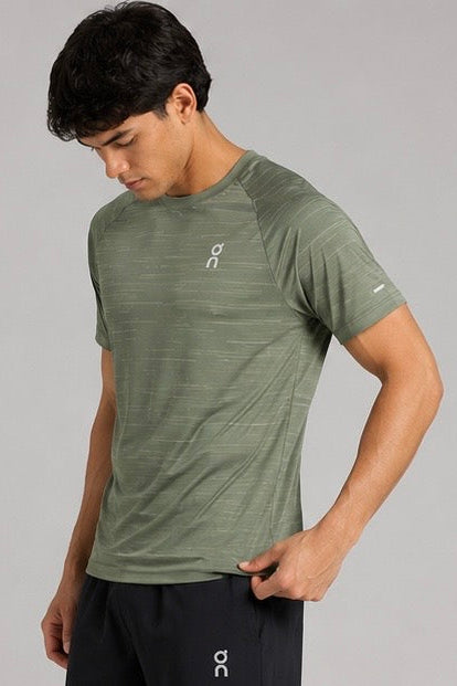 Playera On Performance-T - Olive Heather