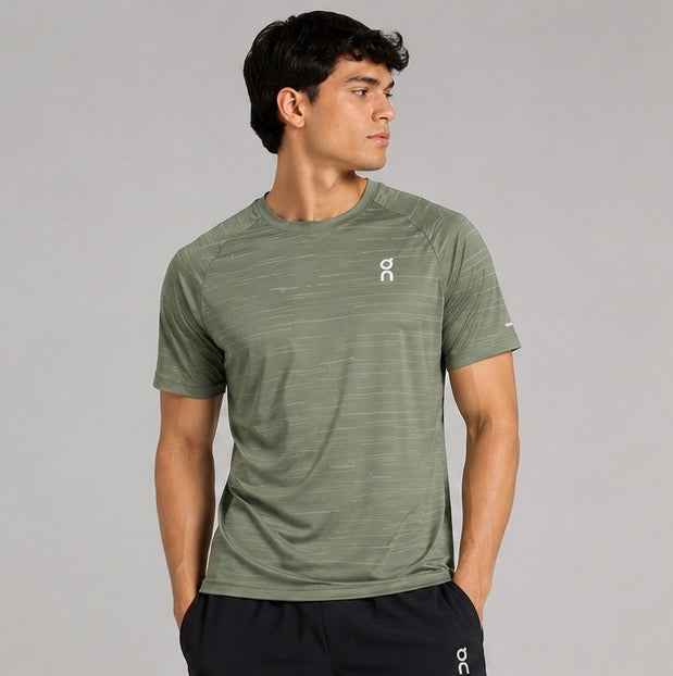Playera On Performance-T - Olive Heather
