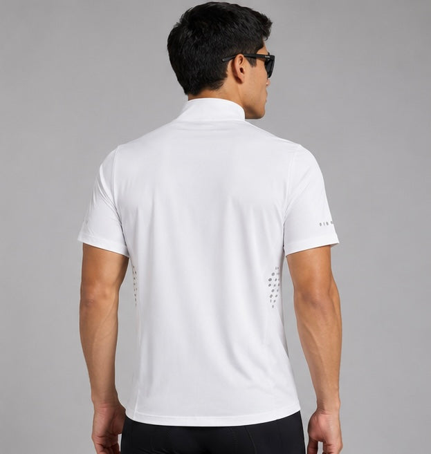 Jersey On Cycling Top - White