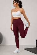 Leggings Alo Yoga High-Waist Airbrush - Cherry Burgundy