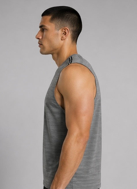 Playera Nike Dri-FIT Miler Tank - Grey Heather