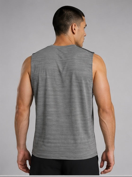 Playera Nike Dri-FIT Miler Tank - Grey Heather