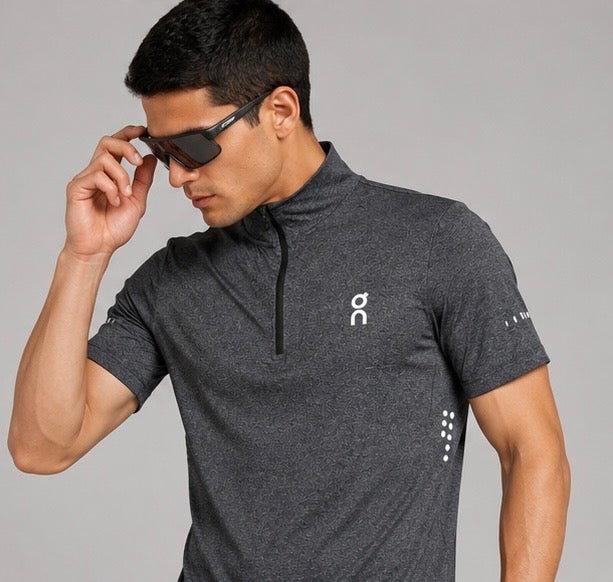 Jersey On Cycling Top - Dark Grey Heather