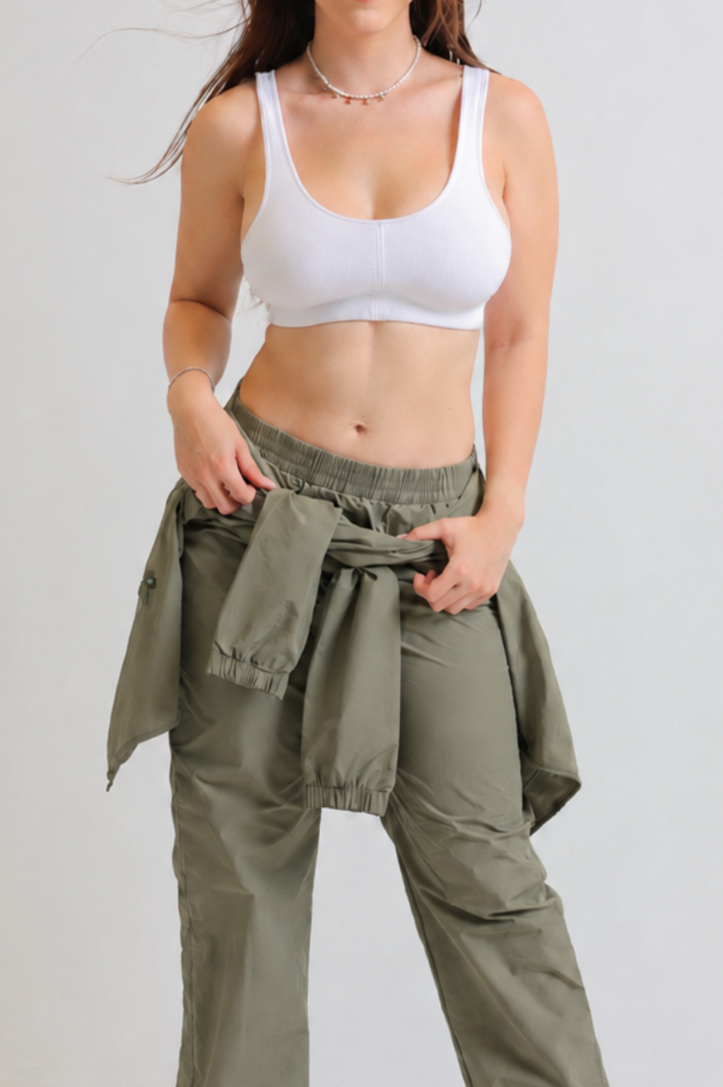 Pantalón Alo Yoga Women's Track Pants – Verde Oliva