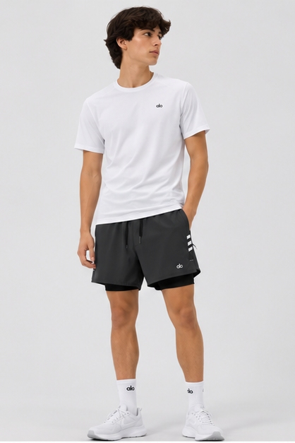 Short Alo Yoga Adapt 2-in-1 - Anthracite Grey