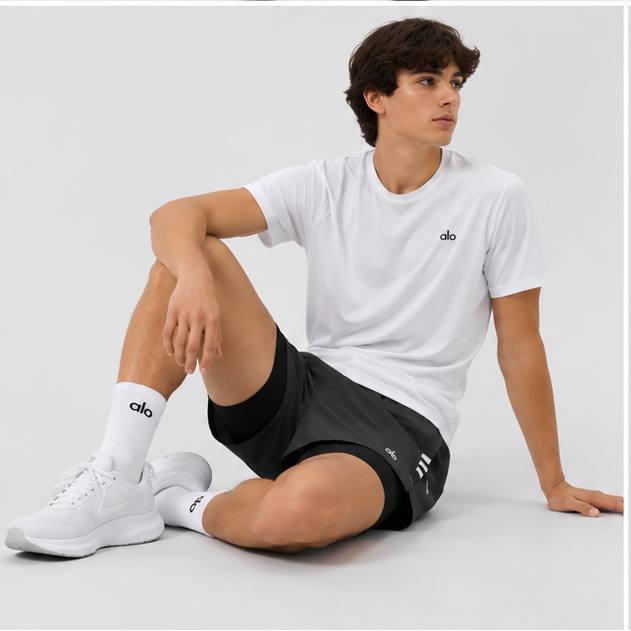 Short Alo Yoga Adapt 2-in-1 - Anthracite Grey