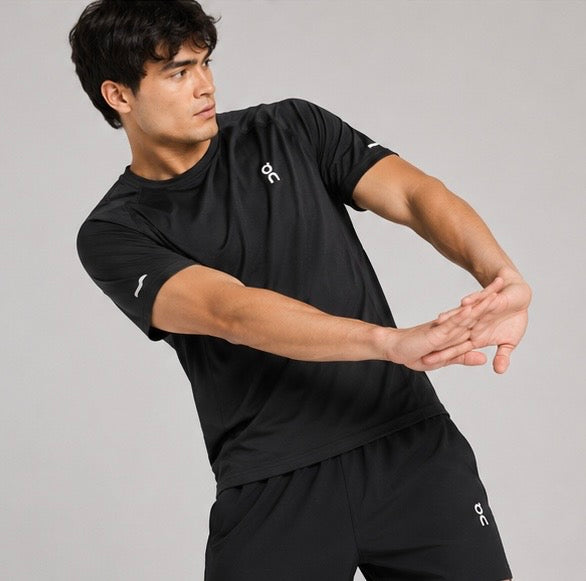 Playera On Performance-T - Black Reflective