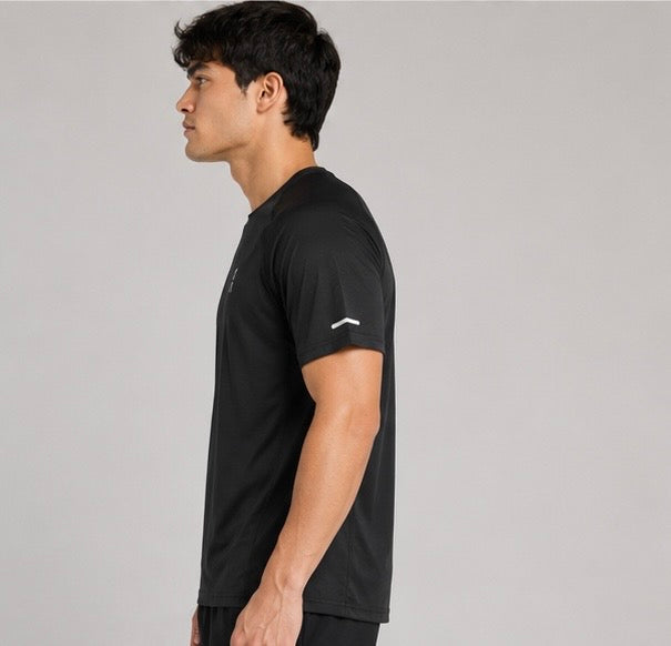 Playera On Performance-T - Black Reflective