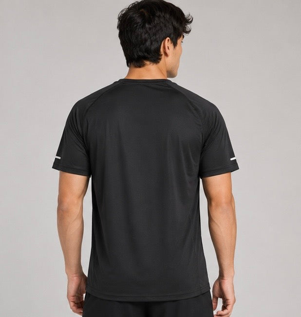 Playera On Performance-T - Black Reflective