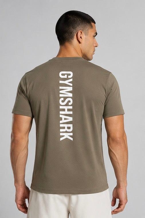 Playera Gymshark Arrival Slim Fit - Khaki