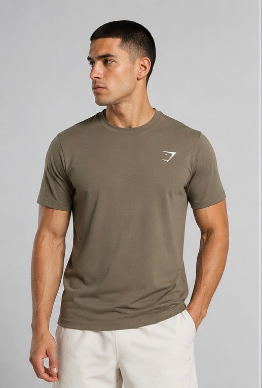 Playera Gymshark Arrival Slim Fit - Khaki
