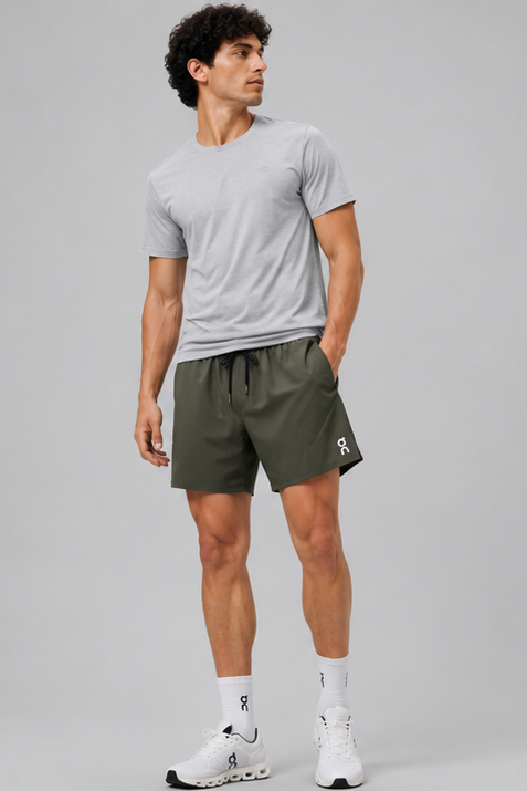 Short On Lightweight Shorts - Olive Green