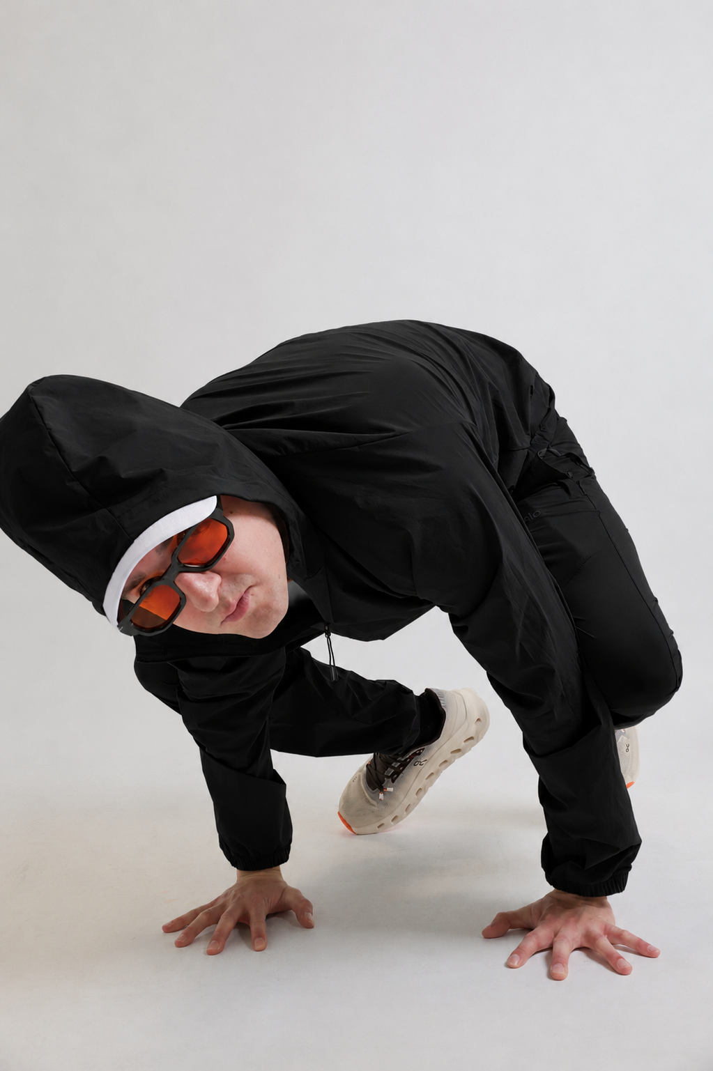 Conjunto Rompevientos Alo Yoga Men's Jogger Tracksuit – Negro