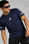 Playera Adidas Tech Fit 3-Stripes Sleeve - Legend Ink
