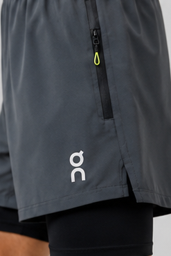 Short On Hybrid Shorts 2-in-1 - Shadow Grey