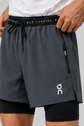 Short On Hybrid Shorts 2-in-1 - Shadow Grey