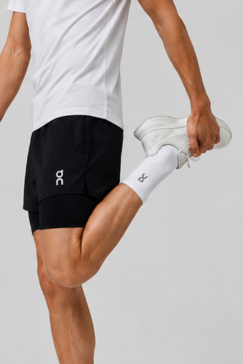 Short On Hybrid Shorts 2-in-1 - Black
