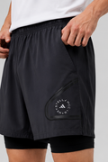 Short Adidas by Stella McCartney 2-in-1 - Black
